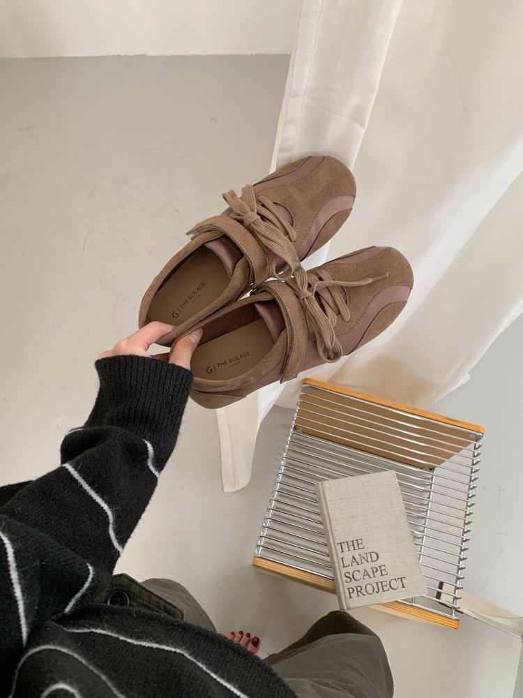 Retro 2.5cm Mary Jane Shoes for Women 2026 Autumn Square Toe Strap Casual Soft Leather Thick Sole Bean Sole Shoes - Image 2