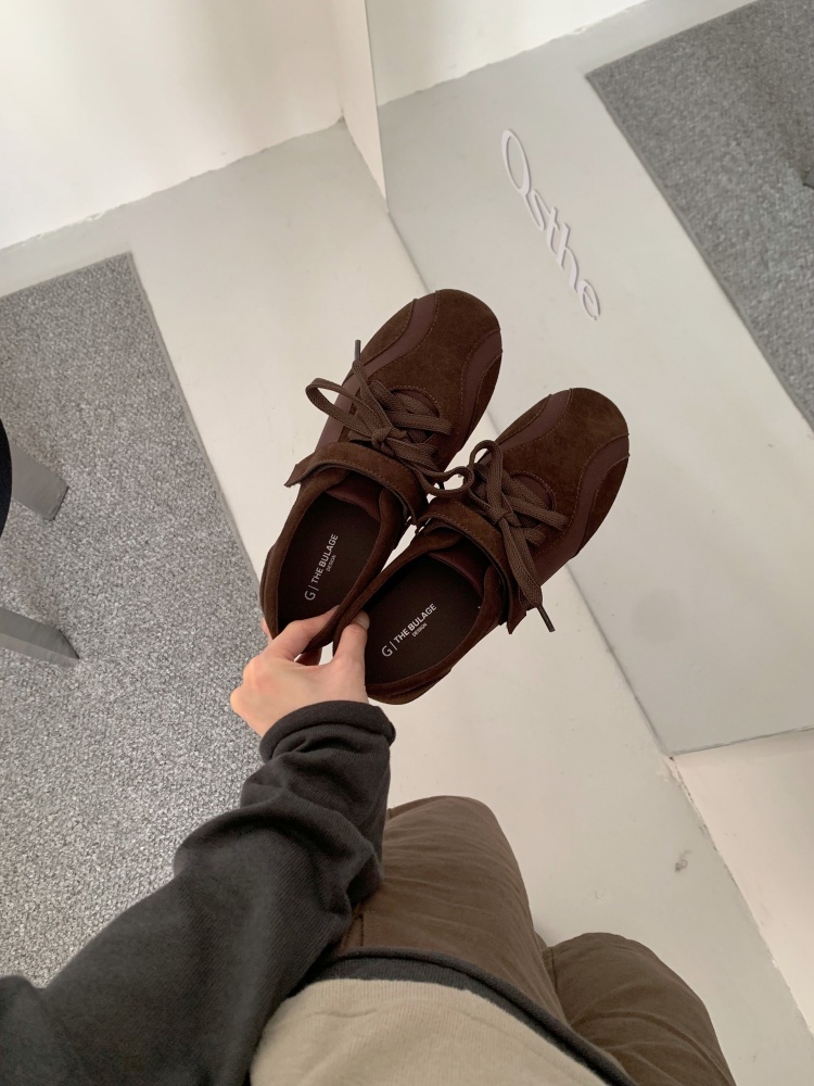 Retro 2.5cm Mary Jane Shoes for Women 2026 Autumn Square Toe Strap Casual Soft Leather Thick Sole Bean Sole Shoes - Image 4